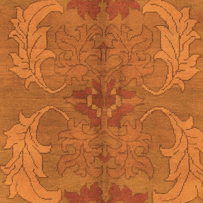 Square Abstract Orange Modern Rug, abs1686org