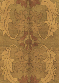 Abstract Brown Modern Rug, abs1686brn