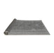 Sideview of Abstract Gray Modern Rug, abs1687gry