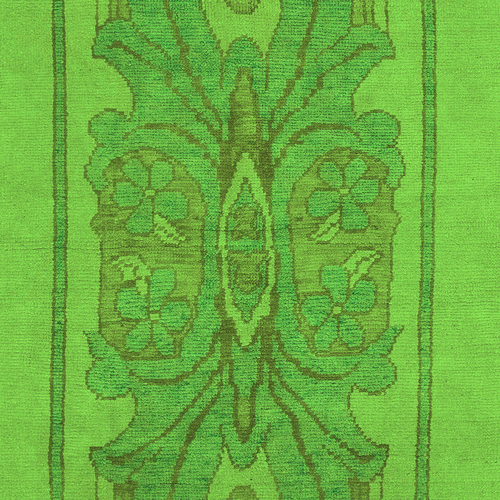 Abstract Green Modern Rug, abs1687grn