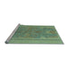 Sideview of Machine Washable Abstract Light Blue Modern Rug, wshabs1687lblu