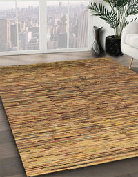 Abstract Orange Modern Rug, abs1688