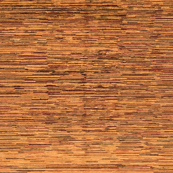 Square Machine Washable Abstract Orange Modern Area Rugs, wshabs1688org