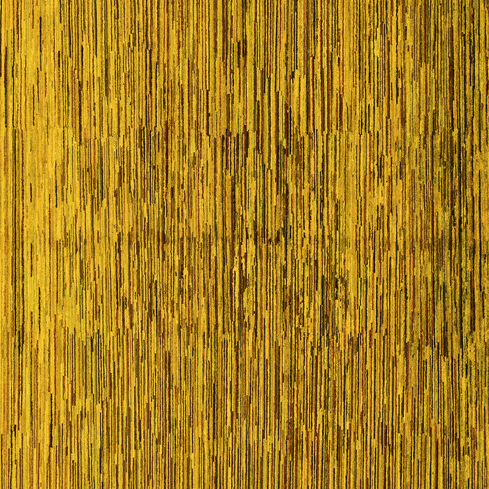 Square Abstract Yellow Modern Rug, abs1688yw