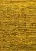 Machine Washable Abstract Yellow Modern Rug, wshabs1688yw