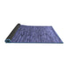 Sideview of Abstract Blue Modern Rug, abs1688blu