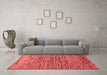 Modern Red Washable Rugs