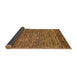 Sideview of Abstract Saddle Brown Modern Rug, abs1689