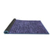 Sideview of Abstract Blue Modern Rug, abs1689blu