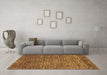 Machine Washable Abstract Brown Modern Rug in a Living Room,, wshabs1689brn