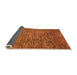 Sideview of Abstract Orange Modern Rug, abs1689org