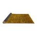 Sideview of Abstract Yellow Modern Rug, abs1689yw