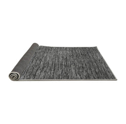 Sideview of Abstract Gray Modern Rug, abs1689gry