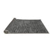 Sideview of Abstract Gray Modern Rug, abs1689gry