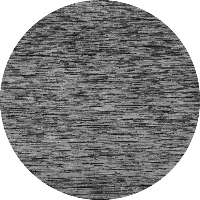 Round Abstract Gray Modern Rug, abs1689gry