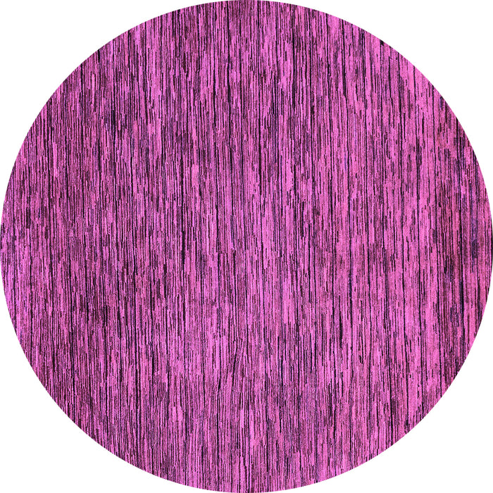 Round Abstract Purple Modern Rug, abs1689pur