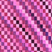 Square Machine Washable Checkered Pink Modern Rug, wshabs168pnk