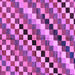 Square Machine Washable Checkered Purple Modern Area Rugs, wshabs168pur