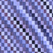 Square Checkered Blue Modern Rug, abs168blu