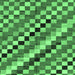 Square Machine Washable Checkered Emerald Green Modern Area Rugs, wshabs168emgrn