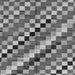 Square Machine Washable Checkered Gray Modern Rug, wshabs168gry