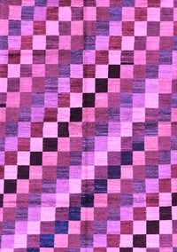 Checkered Purple Modern Rug, abs168pur