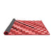 Checkered Red Modern Area Rugs