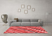 Modern Red Washable Rugs