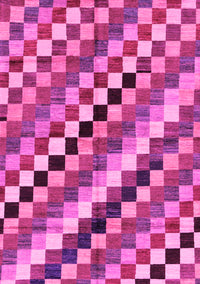 Checkered Pink Modern Rug, abs168pnk