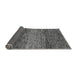 Sideview of Abstract Gray Modern Rug, abs1690gry