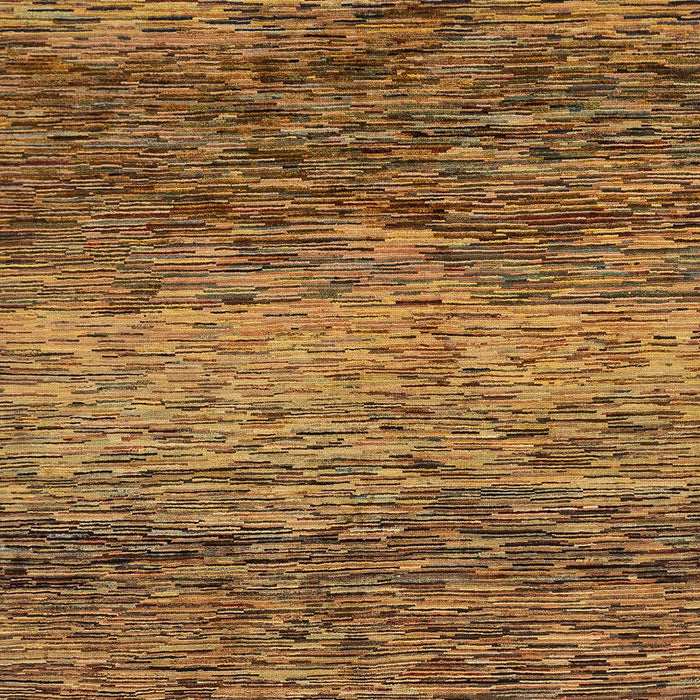 Machine Washable Abstract Saddle Brown Rug, wshabs1690