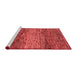 Modern Red Washable Rugs