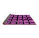 Sideview of Abstract Purple Modern Rug, abs1691pur