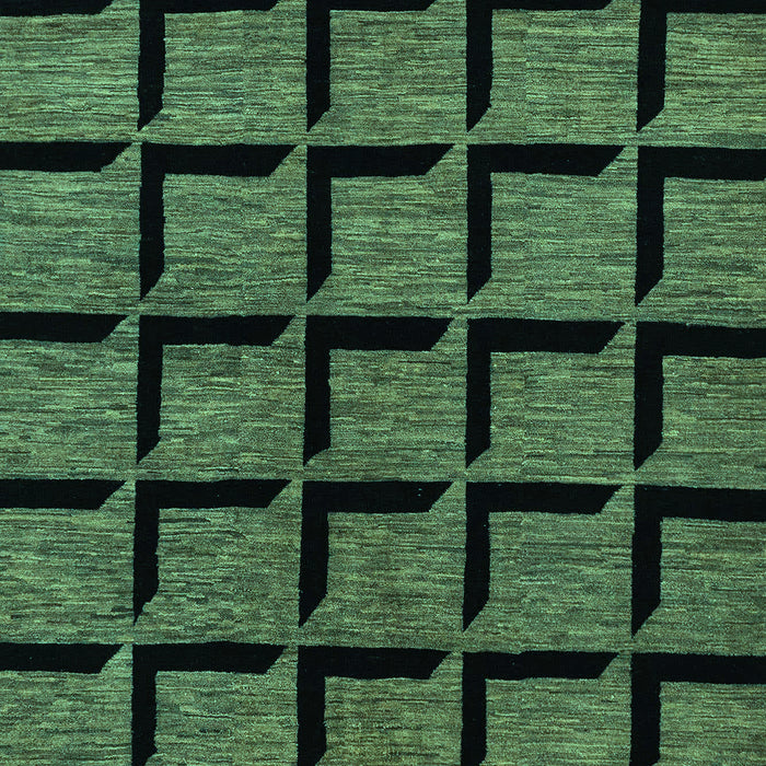 Abstract Turquoise Modern Rug, abs1691turq