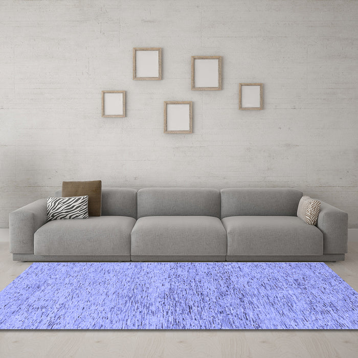 Machine Washable Abstract Blue Modern Rug in a Living Room, wshabs1692blu