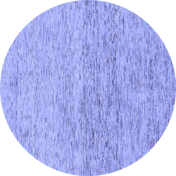 Round Machine Washable Abstract Blue Modern Rug, wshabs1692blu