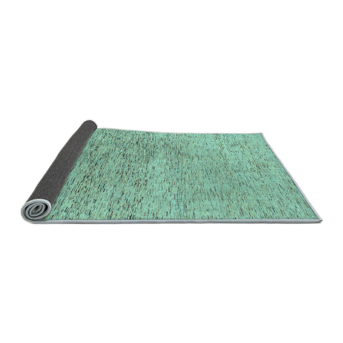 Sideview of Abstract Light Blue Modern Rug, abs1692lblu
