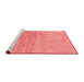 Modern Red Washable Rugs