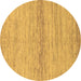 Round Abstract Brown Modern Rug, abs1693brn