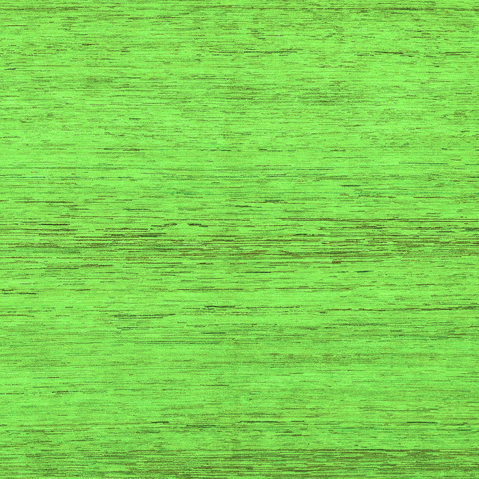 Square Machine Washable Abstract Green Modern Area Rugs, wshabs1693grn