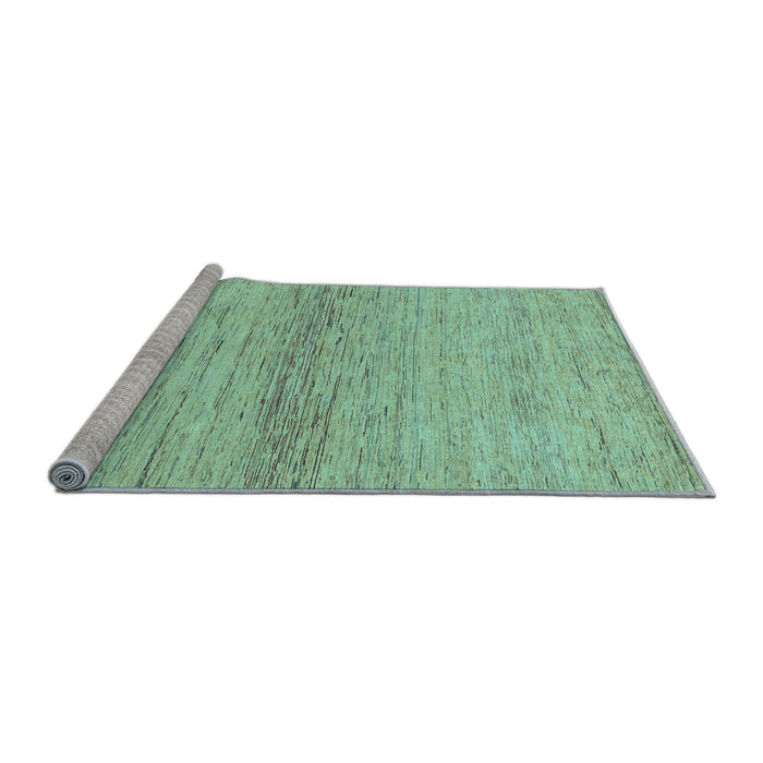 Sideview of Machine Washable Abstract Light Blue Modern Rug, wshabs1693lblu