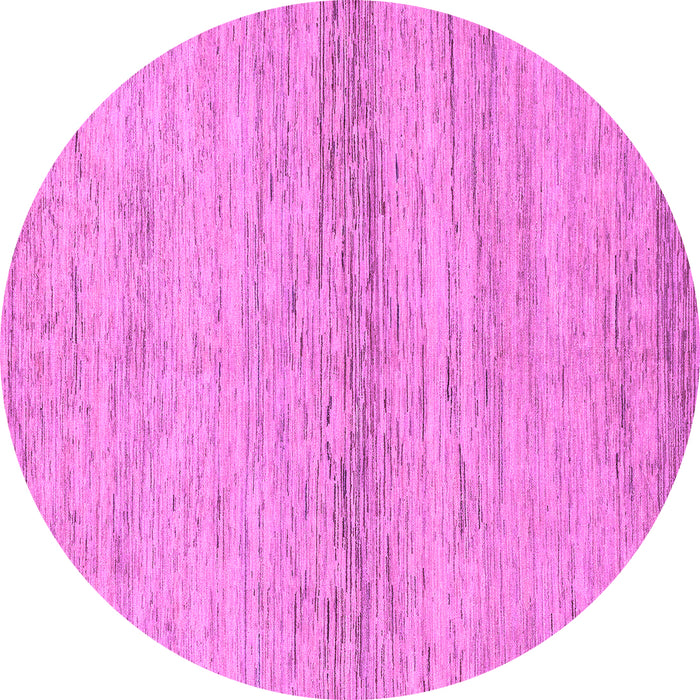 Round Machine Washable Abstract Purple Modern Area Rugs, wshabs1693pur