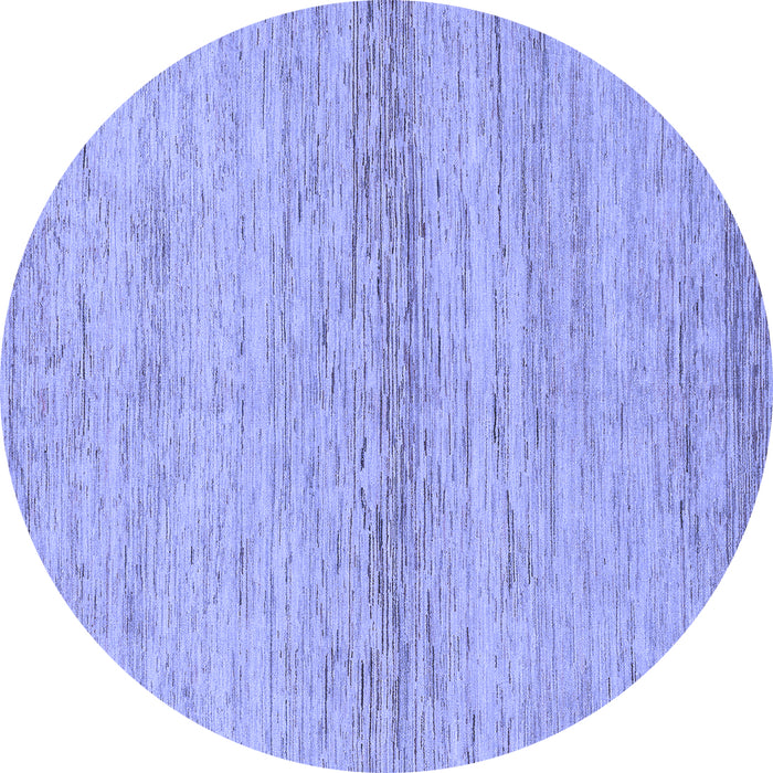 Round Abstract Blue Modern Rug, abs1693blu