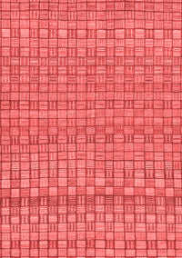 Abstract Red Modern Rug, abs1694red