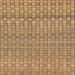 Square Abstract Orange Modern Rug, abs1694