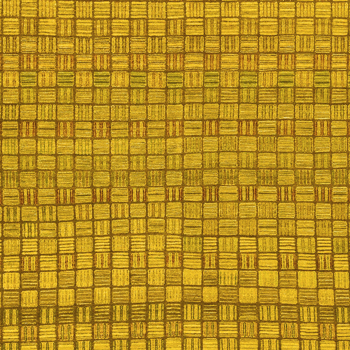 Abstract Yellow Modern Rug, abs1694yw
