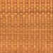 Square Machine Washable Abstract Orange Modern Area Rugs, wshabs1694org