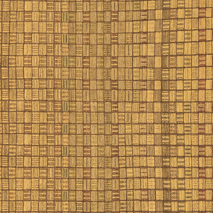 Square Machine Washable Abstract Brown Modern Rug, wshabs1694brn