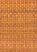 Machine Washable Abstract Orange Modern Area Rugs, wshabs1694org