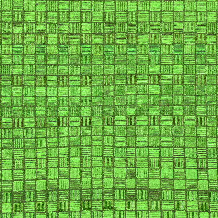 Abstract Green Modern Rug, abs1694grn